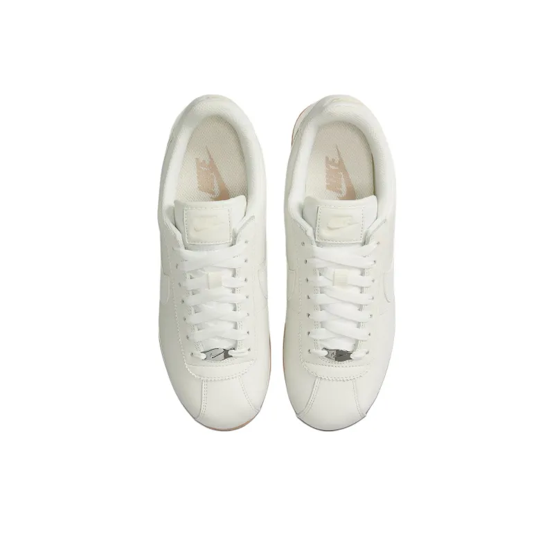Nike Cortez SE Anti Slip Wear Resistant Low Top Casual Running Shoes Women's Beige-3