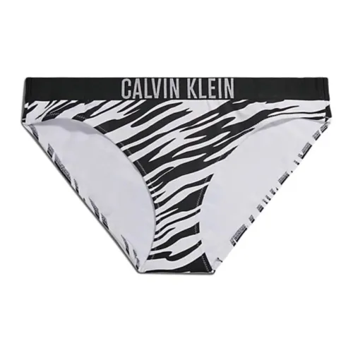 CALVIN KLEIN Bikini Women's Black White
