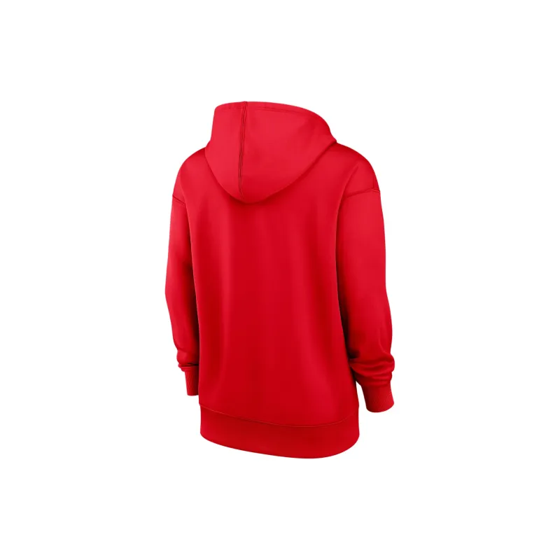 Nike St. Louis Cardinals Authentic Collection City Connect Women's Nike Therma Mlb Pullover Hoodie-1