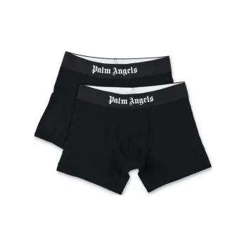 PALM ANGELS Logo Band Bi Pack Boxers