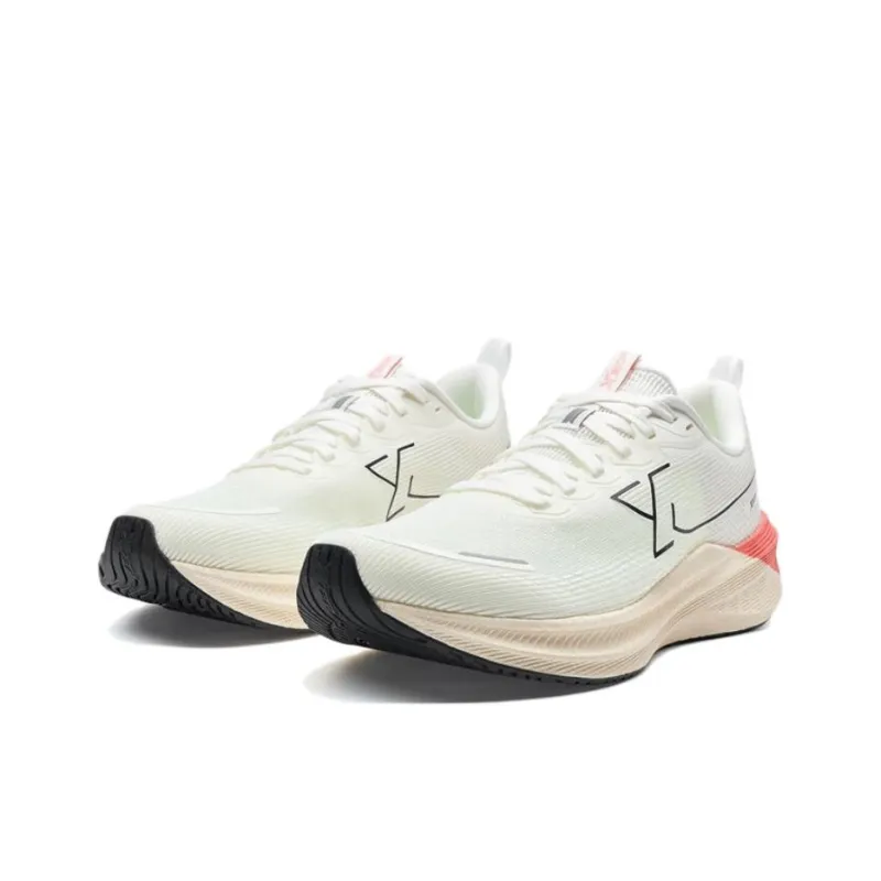 XTEP Kunpeng Slip-Resistant Breathable Support Low-Top Casual Running Shoes Men's Sail White-2