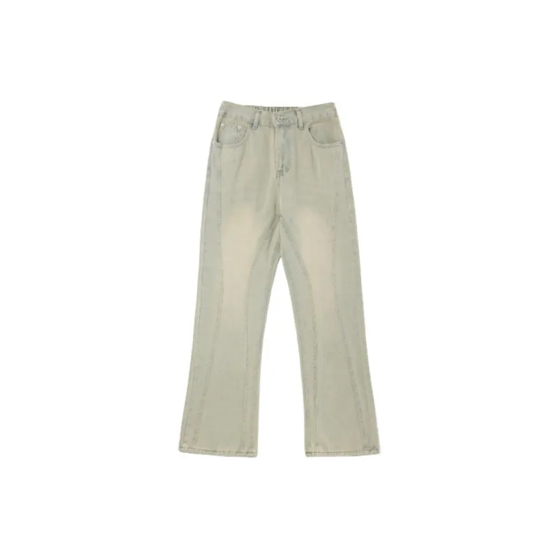PAINT STAIN Jeans Men's Yellow Mud-6