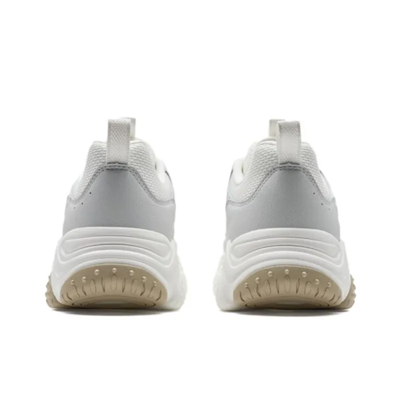 XTEP Nomadic Anti-Slip And Wear-Resistant Coverage Low-Top Casual Shoes Men's Gray White-4