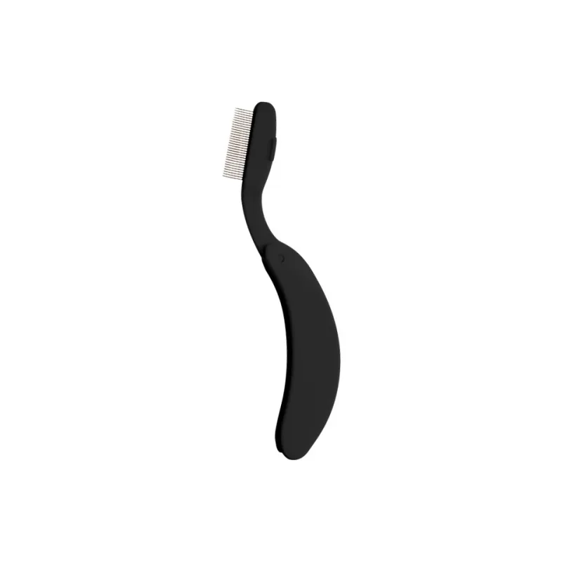 JIAOXUEFEI Eyebrow Brush Fine Tip Eyebrow Brush 1 Pack Portable Foldable Multifunction Steel Comb Mascara Brush-8