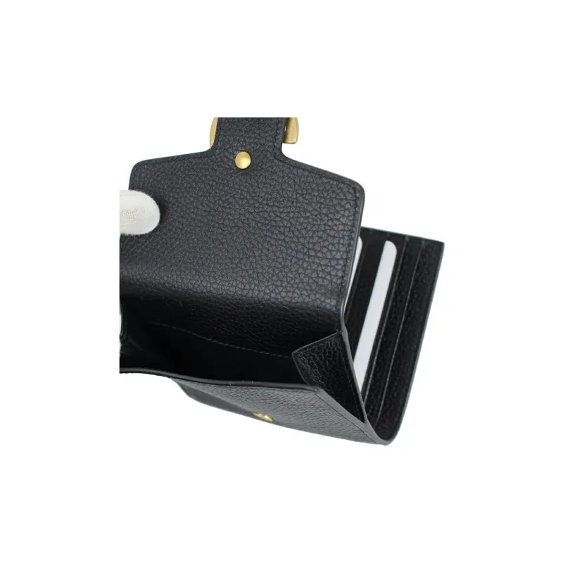 GUCCI GG Marmont Leather Wallet Women's Black-5