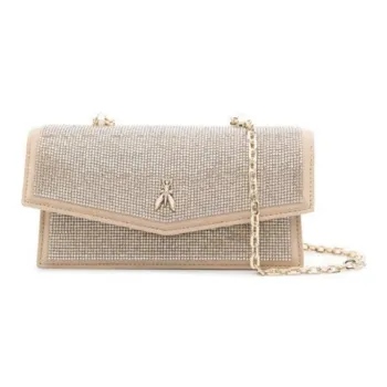 Patrizia Pepe Fly Bamby Rhinestone embellished Shoulder Bag