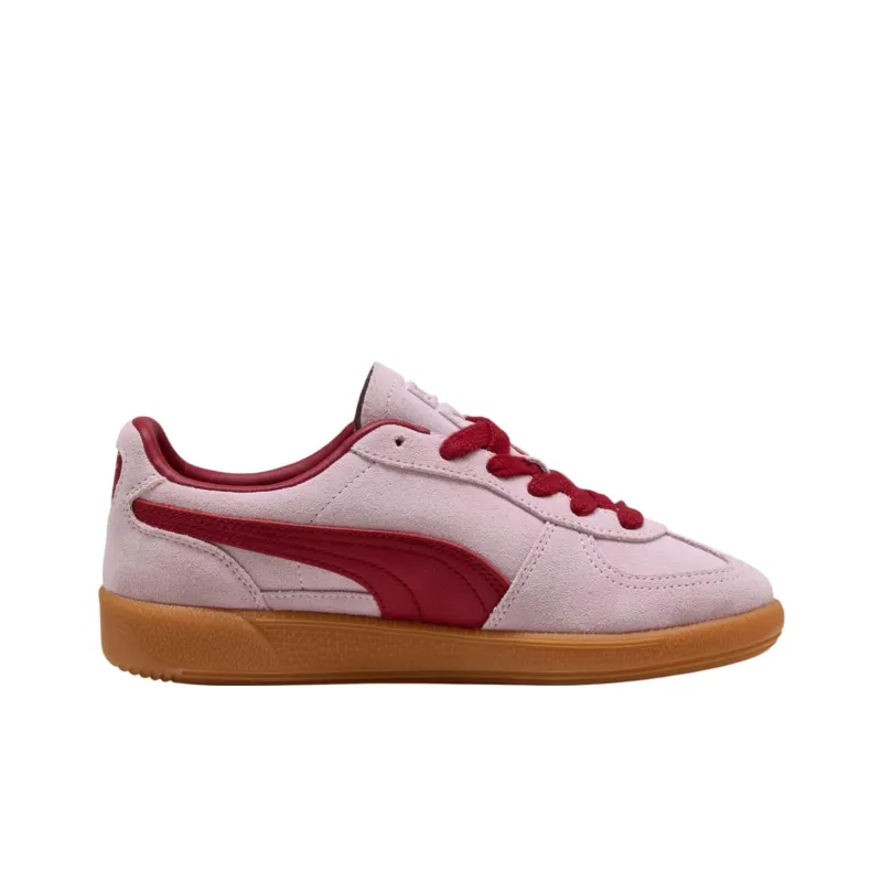 PUMA Palermo Anti Slip Wear Resistant Low Top Skateboard Shoes Women's Pink-1