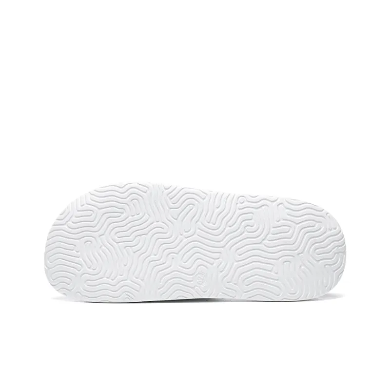 PEAK Attitude 7.0 Slip Resistant Abrasion Resistant Cushioning Slide Slippers Unisex White Green-7