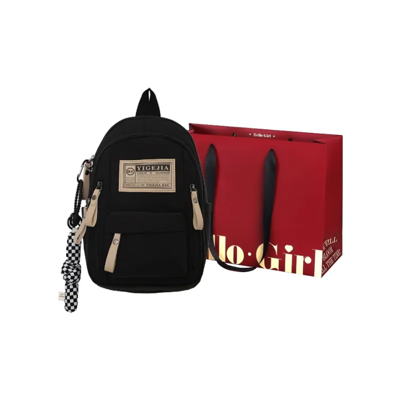 GOX Nylon Sling Bag Regular Unisex White/Black/Burgundy-5
