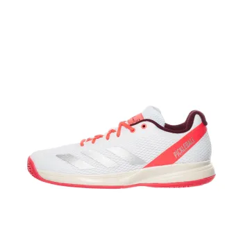 Pickleball Adidas 'White Silver Metallic Red'