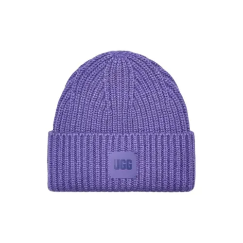 UGG Acrylic Beanies Unisex Purple