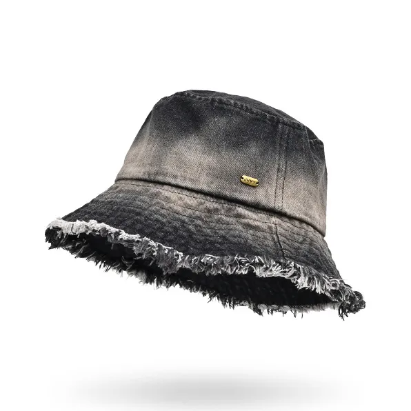 Mulinsen Denim Cotton Bucket Hats Unisex-4