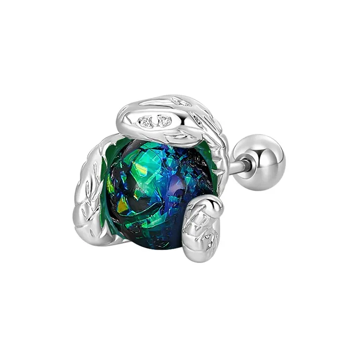 Lady Go Titanium Steel Needle Alloy Stud Earrings Unisex-14