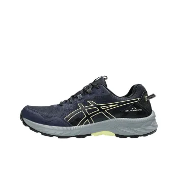 Asics GEL VENTURE 10 Anti Slip Wear Resistant Low Top Running Shoes Men's Dark Blue Loose Fit