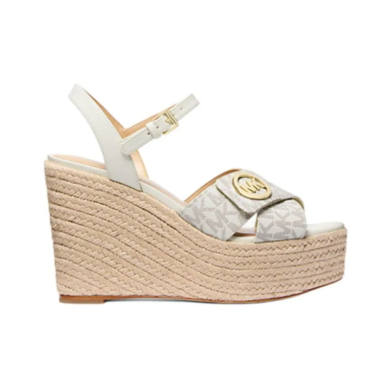 MICHAEL KORS Hannah Strap Sandals 12cm Women's Beige-1