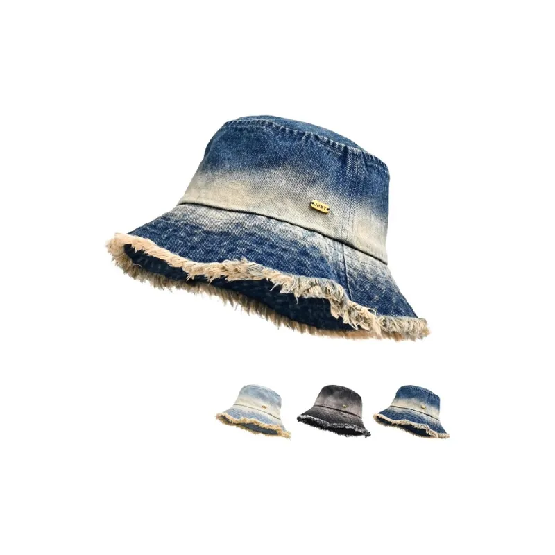 Mulinsen Denim Cotton Bucket Hats Unisex-1