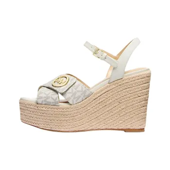 MICHAEL KORS Hannah Strap Sandals 12cm Women's Beige