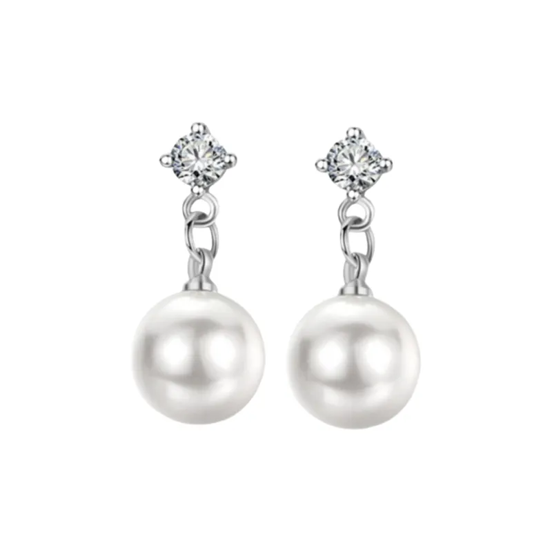 UZIID Shell Pearl Earrings Women's-0