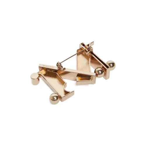 MaxMara Metal Brooches Women's Gold