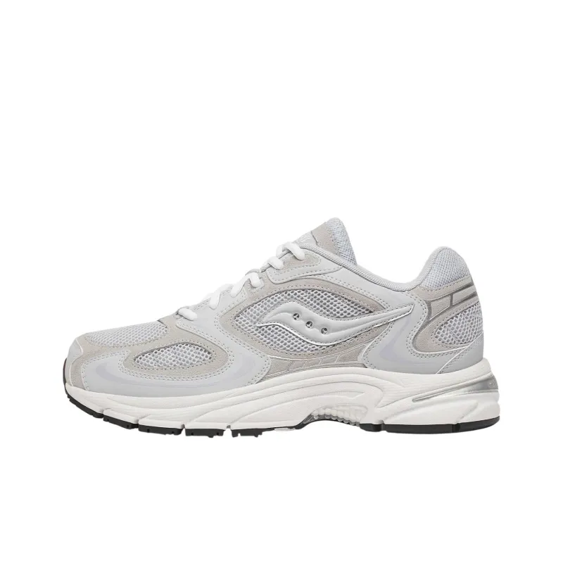 Saucony Anti Slip Wear Resistant Low Top Casual Shoes Unisex Gray-0