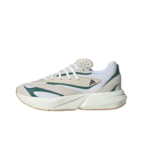 Adidas Lightstride Off White Silver Metallic Collegiate Green Women's