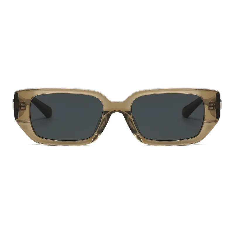 Prsr Plate Frame Square Sunglasses Unisex-4