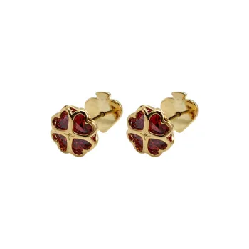 VERENA REINE Zircon Stud Earrings Women's
