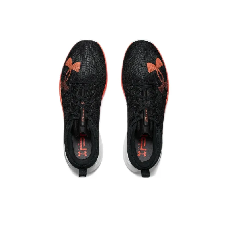 Under Armour Cushioning Low Top Casual Running Shoes Men's Black Orange-2