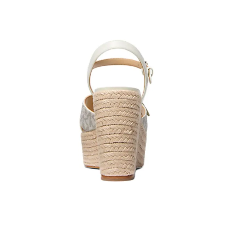 MICHAEL KORS Hannah Strap Sandals 12cm Women's Beige-3