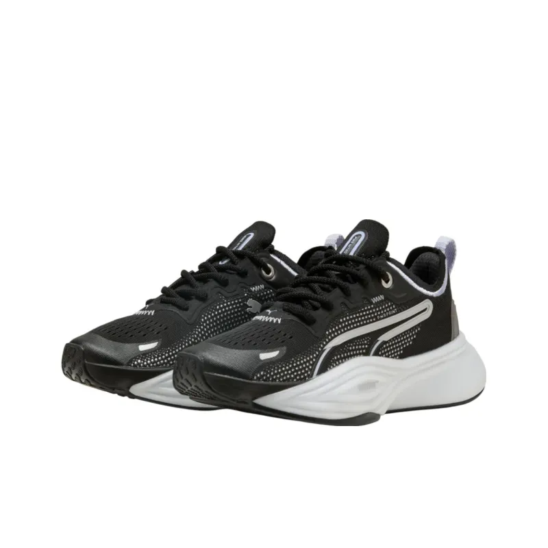 PUMA Pwr Nitro Cushioning, Slip Resistant, And Abrasion Resistant Low Top Training Shoes Women's Black-2