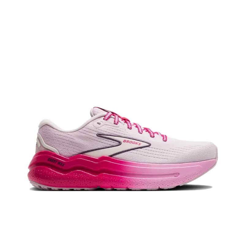 Brooks Ghost Ma Anti-Slip Wear-Resistant Low-Top Casual Running Shoes Women's Pink-1