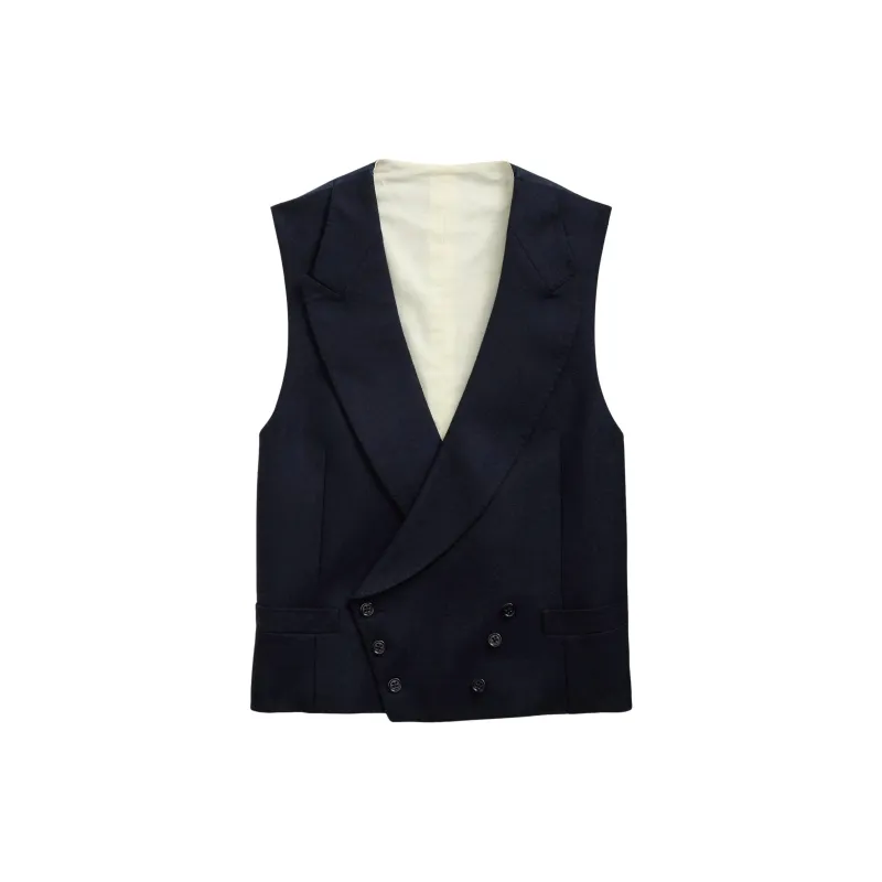 Ralph Lauren Purple Label Double breasted Wool Waistcoat-0
