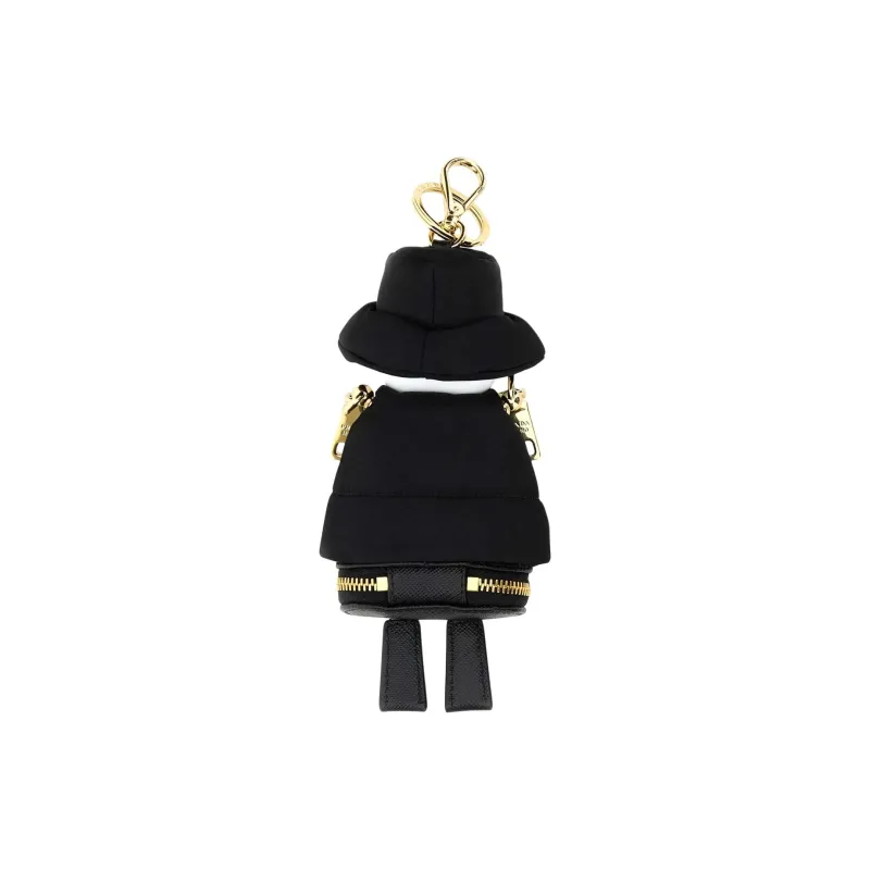 PRADA Triangle Logo Keyring-2