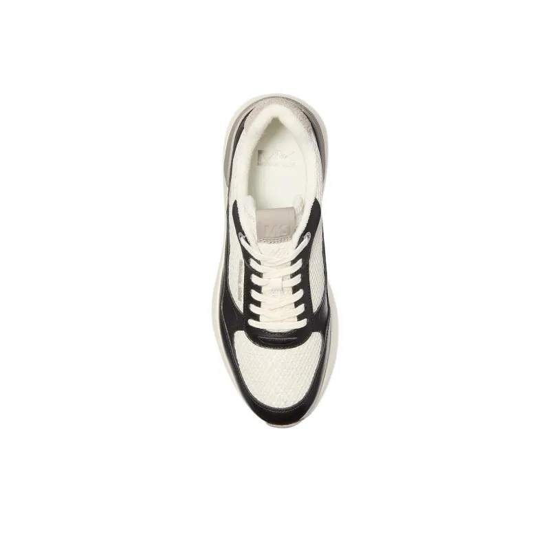 MICHAEL KORS Trevor Low-Top Casual Shoes Men's Black White-3