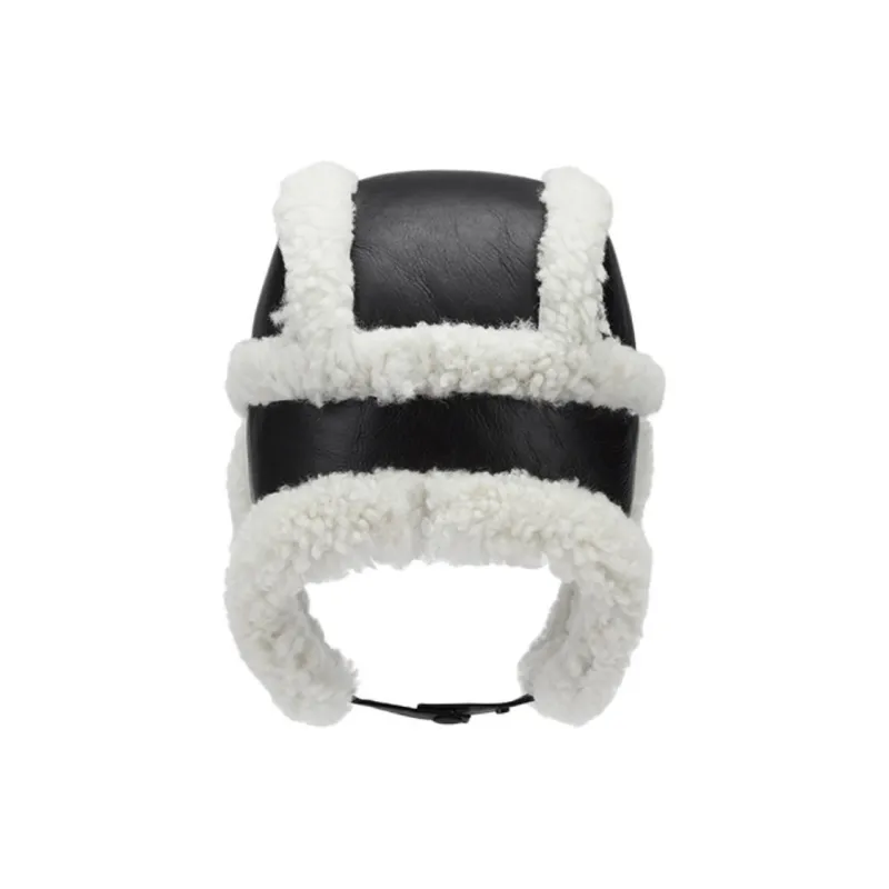 MACKAGE Sheepskin Leather Trapper Hats Unisex Multicolor-2