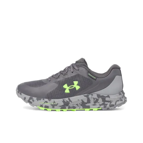 Under Armour Charged Bandit Trail 3 Cushioning Slip Resistant Low Top Running Shoes Unisex Gray