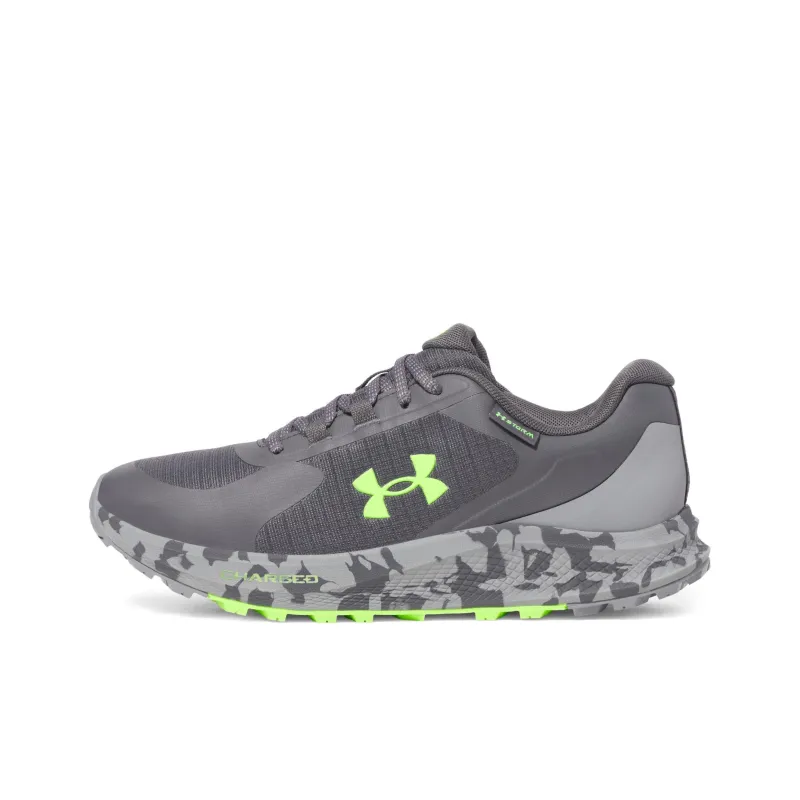 Under Armour Charged Bandit Trail 3 Shock Absorbers With Slip Resistant Features Low Top Running Shoes Unisex Gray-0