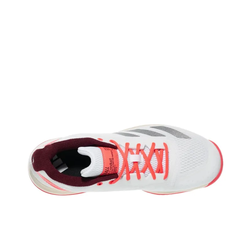 Adidas Pickleball Cloud White Silver Metallic Lucid Red-2