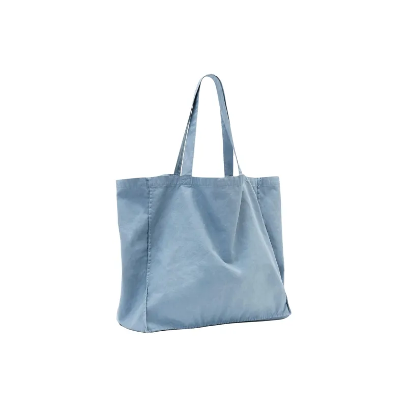 ALLSAINTS Organic Cotton Tote Bag Shopping Bag Shoulder Bags Large Size Men's Stony Blue-2
