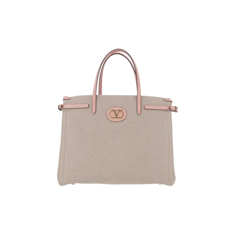 Valentino Antibes Logo Plaque Medium Tote Bag-0