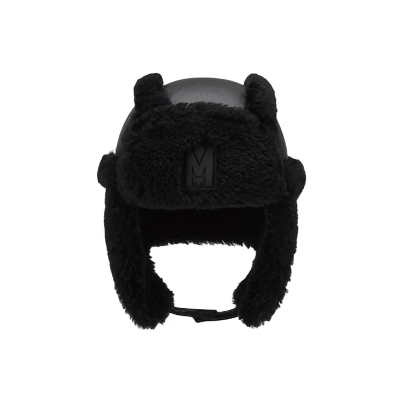 MACKAGE Sheepskin Leather Trapper Hats Unisex Multicolor-3