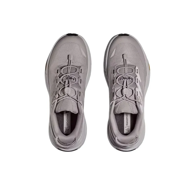 HOKA ONE ONE Transport Anti Slip Wear Resistant Low Top Hiking Shoes Women's Gray-2