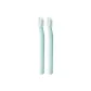 Cropped Stripes Mini Eyebrow Razor 2 Pcs: 3 Bags