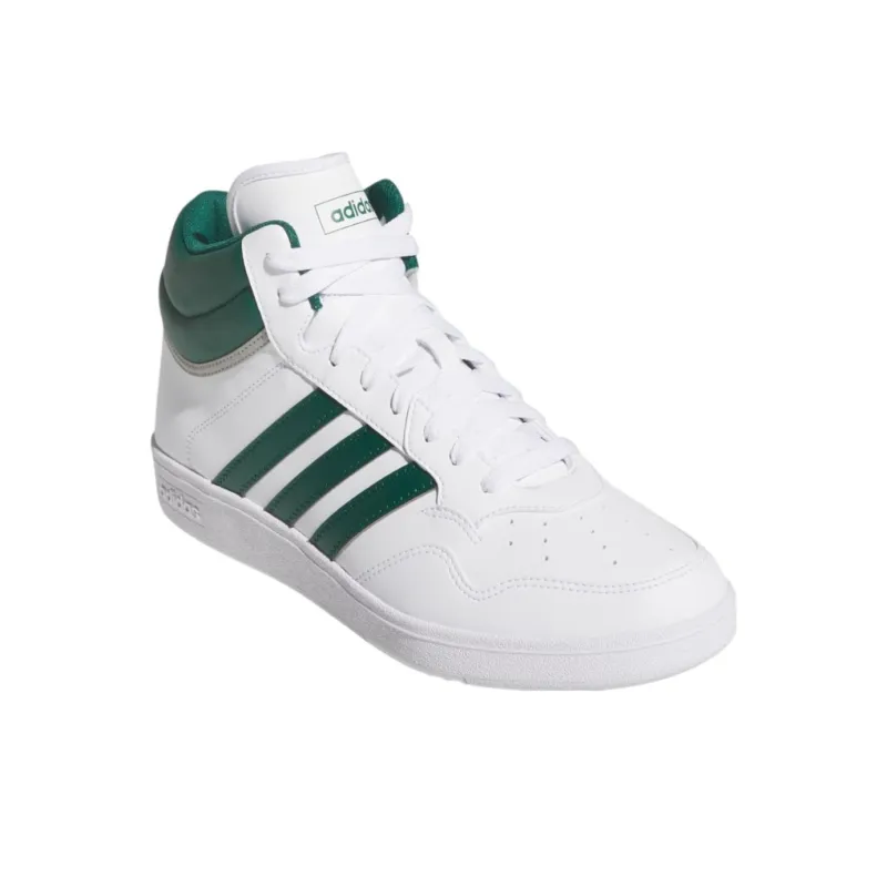 Adidas Hoops 4.0 Mid Cloud White Collegiate Green Grey Two-2