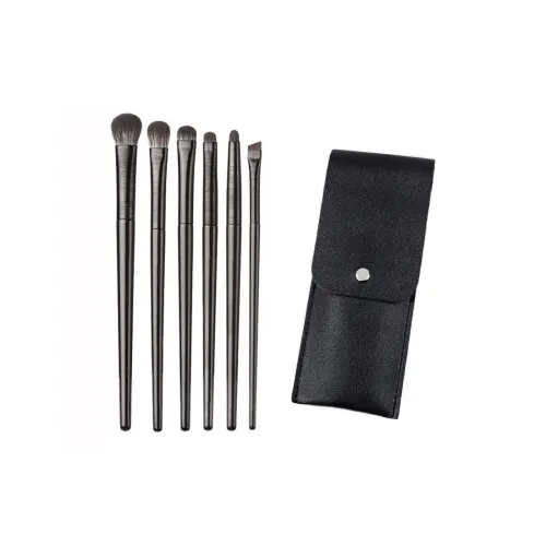 JIAOXUEFEI Soft-Bristled Eye Shadow Brush Set 6 Pcs Eyes Detail Blended Worm-Shaped Concealer Brush Cangzhou