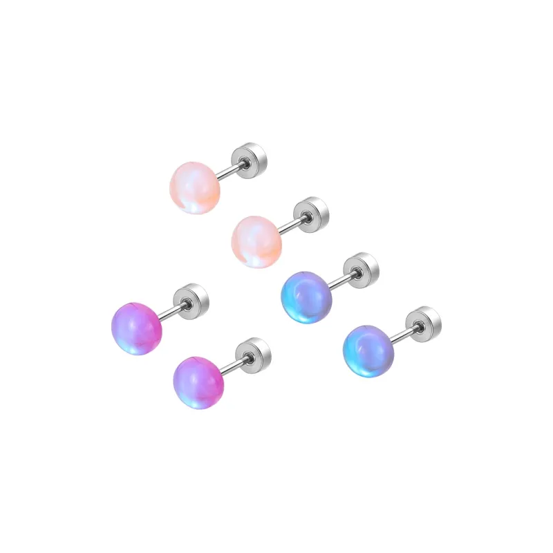 JAY Resin Stud Earrings Women's-141