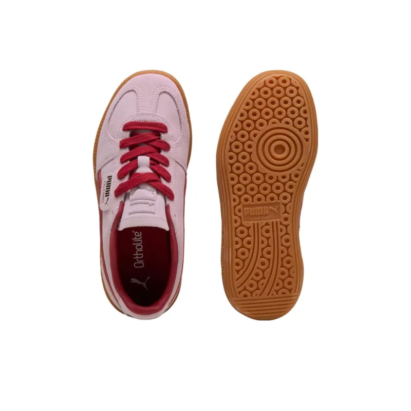 PUMA Palermo Anti Slip Wear Resistant Low Top Skateboard Shoes Women's Pink-3
