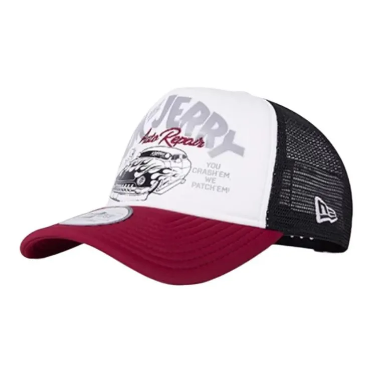 New Era Nylon Spandex Polyester Cotton Baseball Caps Unisex Rose Red-0