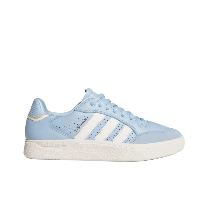 Adidas Tyshawn Low Clear Sky Chalk White Gold Metallic-1