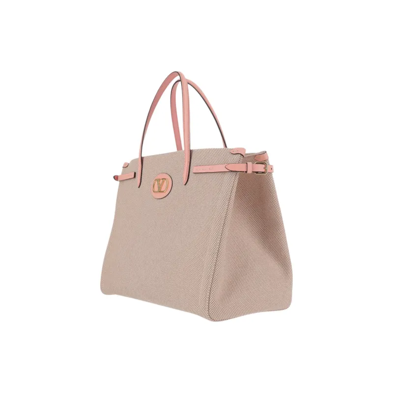 Valentino Antibes Logo Plaque Medium Tote Bag-1